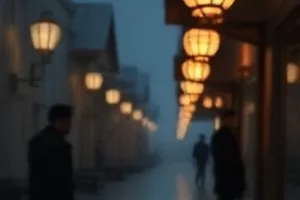 《半山灯火》封面：半山腰亮起的几扇窗灯
