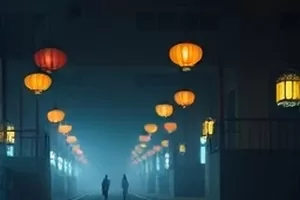 《山南旧事》封面：山脚土屋与晾晒中的晒谷场